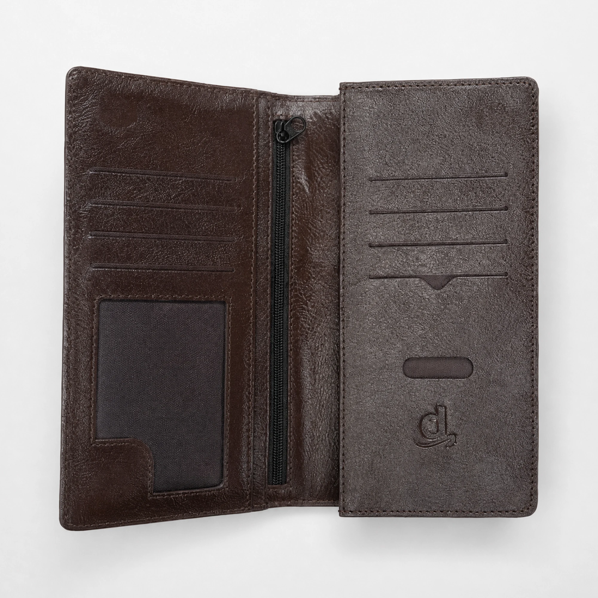 Corsen Z Single Chamber Long Leather Wallet Maroon - DWCZ666M